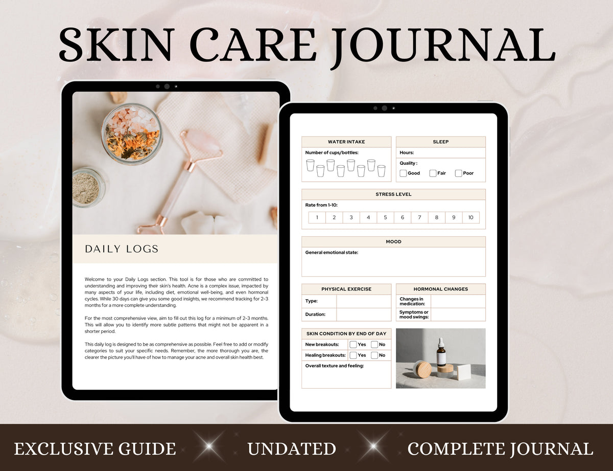 Guided skin journal \ Guided skin journal \ Guided skin journal – That ...